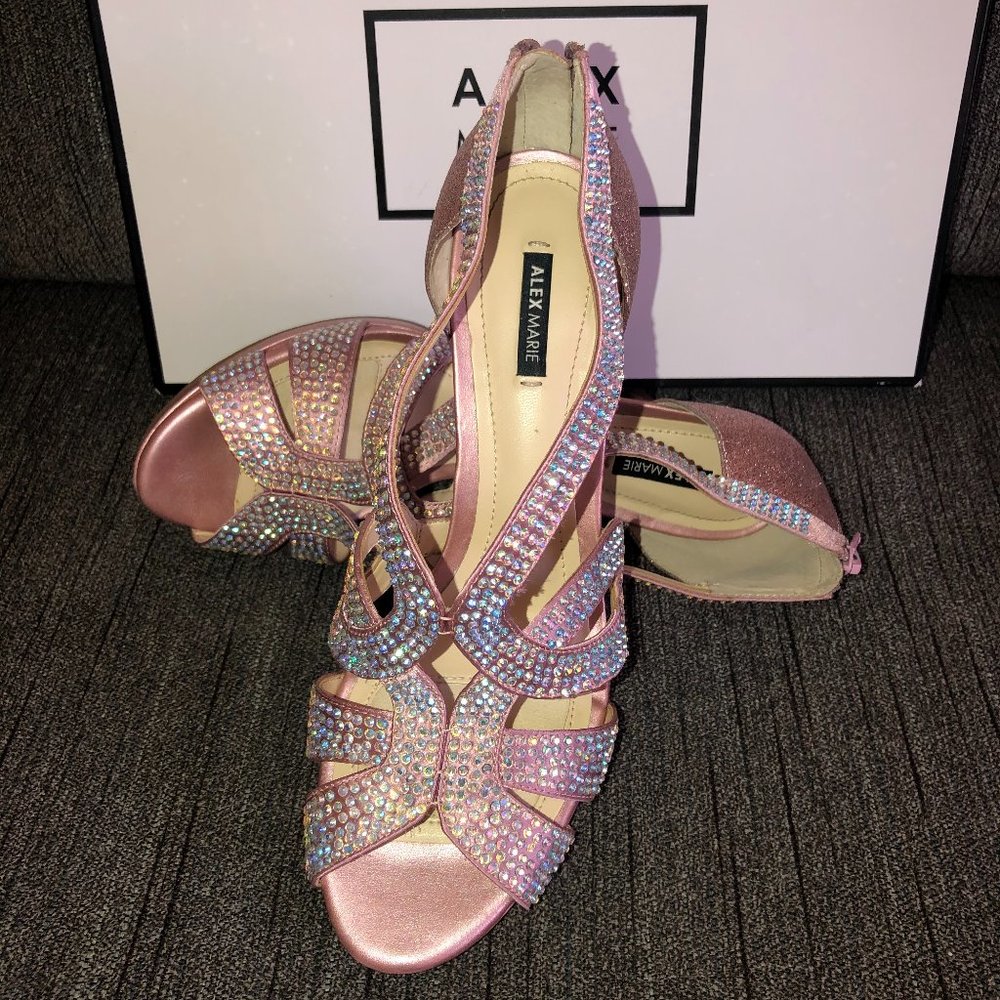 Alex Marie Mink Mauve Women's High Heel Shoes.